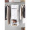 Whitmor Whitmor Multifunctionele Hang Organizer met Lade-inserts - 5 Secties - Kleding Organizer - Wit 1