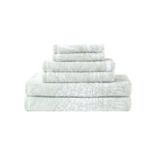Tommy Bahama - Badlakan mjuka och absorberande bomullshanddukar Oeko-Tex Certified (Ananas Venture Green 6-delad)