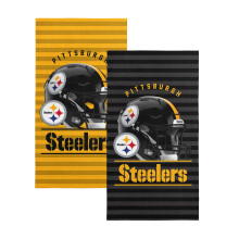 NORTHWEST NFL Pittsburgh Steelers Lot de 2 serviettes de plage 76,2 x 152,4 cm, chaque couleur standard de l'quipe