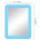 mpowtech 10er Pack blauer magnetischer Schultäscherspiegel, 5" x 7" 3