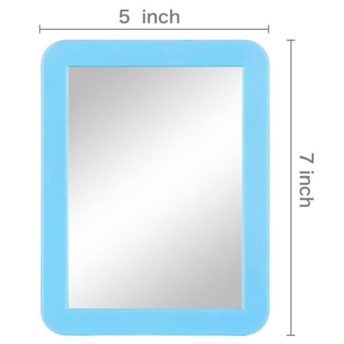 mpowtech 10er Pack blauer magnetischer Schultäscherspiegel, 5" x 7" 2
