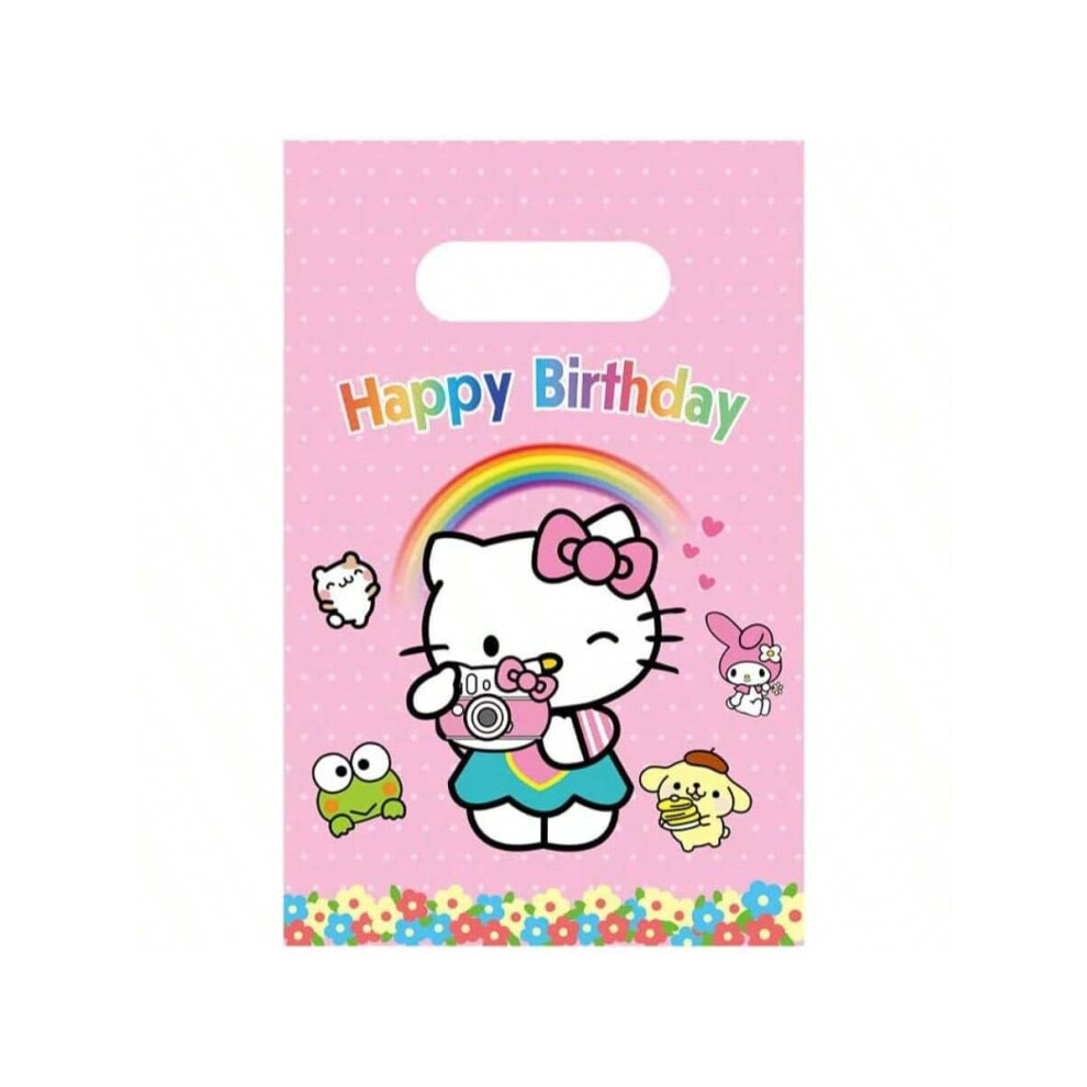 AQHOFSV 30 Pcs 30pcs Birthday Party Gift Bags Cartoon ThemeCandy Goodie Treat Tote Bag for Birthday Party Supplies pink5-image-OPC-PJYFKQW-NEW