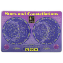 Painless Learning Stars and Constellations Placemat Purple Large