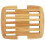 Trivet Expandible de Bambú Totally Bamboo, 8.75" x 8.75", Marrón 1