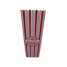 Punaraidallinen popcorn-ämpäri
