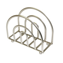 Home Basics Papir Satin Nikkel Collection Servietholder [Diverse] 5,50"""" L x 2,75"""" B x 4,50"""" H