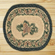 Earth Rugs 81-025A Dessous de Plat 10 x 15 Charbon