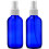 Sally's Organics Empty Blue Glass Small Portable Atomizer Spritzer 2 Pack (4oz) 3