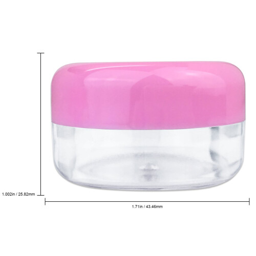 Beauticom 15 γραμ./15ml Διαφανή Μικρά Στρογγυλά Δοχεία Ταξιδιού με Καπάκια για Καλλυντικά 2