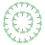 50Pcs Creative Green Two-Legged Nails Durable DIY Craft Rivets 6
