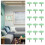 50Pcs Creative Green Two-Legged Nails Durable DIY Craft Rivets 5