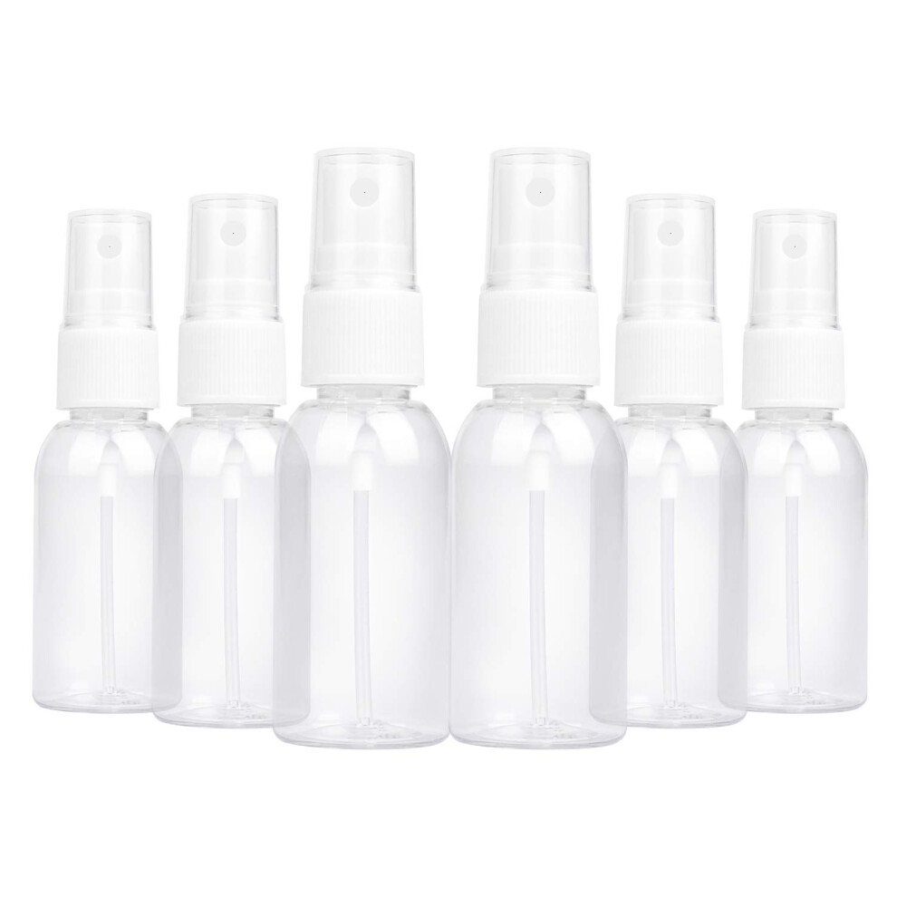 TRENDBOX 6 Pack Empty Transparent Plastic Fine Mist Spray Bottle 30 ml 1 oz-image-OPC-PJYFP78-NEW