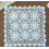 Toalha de mesa de renda de croch artesanal de algodo branco Damanni Doilies quadrados de 23 polegadas 2