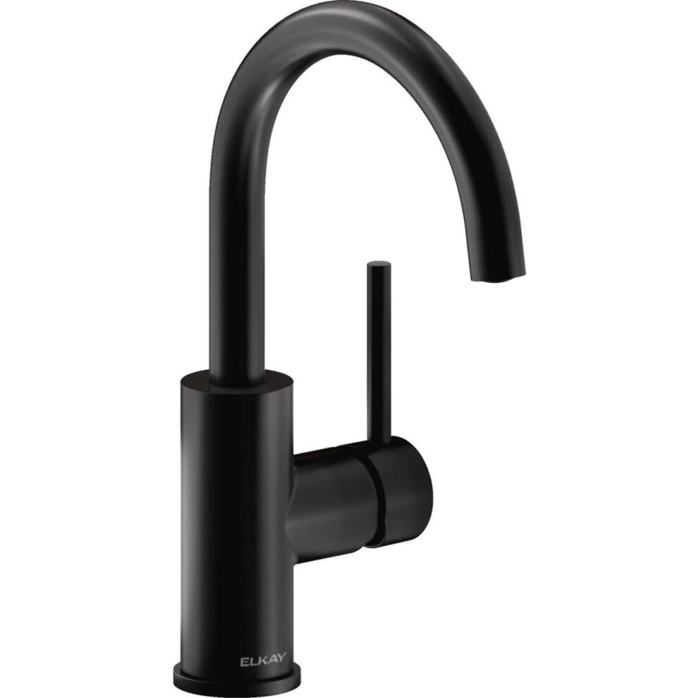 Photos - Tap Hidden Part Elkay LKAV3021 Avado 1.8 GPM Single Hole Bar Faucet Includes Escutcheon Matte Black LKAV3021MB 