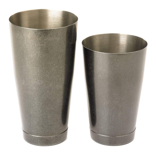 Ensemble de botes  cocktail Barfly (18 oz et 28 oz) Noir vintage 1