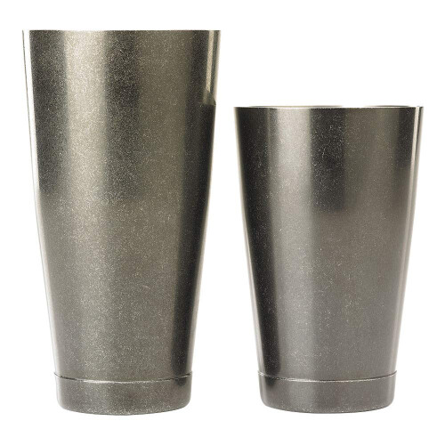 Ensemble de botes  cocktail Barfly (18 oz et 28 oz) Noir vintage