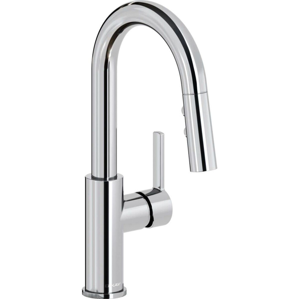 Photos - Tap Hidden Part Elkay LKAV3032 Avado 1.8 GPM Single Hole Pull Down Bar Faucet Includes Escutcheon Chrome LKAV3032CR 