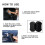 3 Pcs One Way Mirror Sponge Single Side Mirror 14