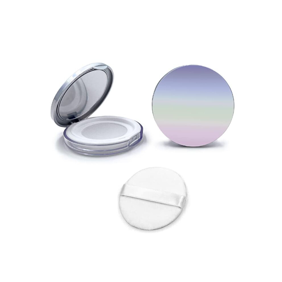 Cream Hllmx 1 Pcs Loose Powder Container 3G0.11 Oz Empty Refillable Plastic Makeup Powder Case