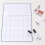 Whiteboard Monthly Planner Refrigerator Magnetic 3