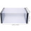 2Pcs Plastic Shoes Storage Box Grey Durable Stackable Organizer 2
