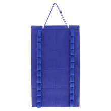 Taekwondo Belt Display Wall Hanging Holder for Karate and Judo Belts, Blue Felt Martial Arts Organizer for Adults