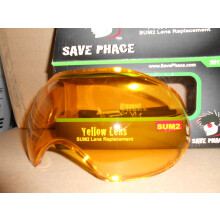 SAVE PHACE Neue SUM2 Sportbrillenmaske Antibeschlag-Ersatzlinse  Gelb