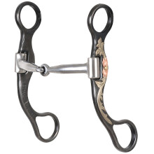 Classic Equine Floral Scroll Vrktjskasse Lige skaftbit med glat stang 6-tommer (TBBIT36SS20)
