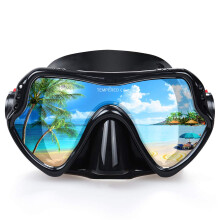 Potpecsk maska ??na norchlovn Profesionln maska ??na norchlovn Gear Ultra Clear Lens s irokm zornm hlem Brle z tvrzenho skla Anti-lea
