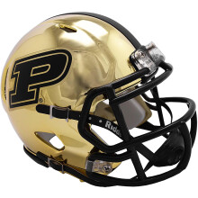 Riddell NCAA Purdue Boilermakers Casco unisex Purdue Boilermakers Rplica Mini Speed ??Style Cromado Casco alternativo Rplica Mini Speed ??Style