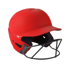 Mizuno F6 Felnott Fastpitch Softball tosisak maszkkal Piros kicsi/kzepes
