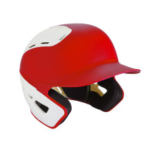 Kask baseballowy Mizuno B6 dla doroslych, czerwono-bialy, duzy/bardzo duzy