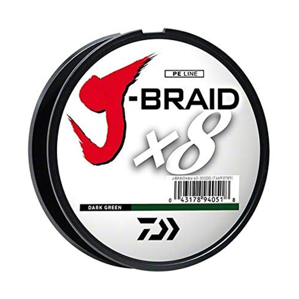 Daiwa JBRAID GRAND 8X 300YDS FILLER SPOOL DARK GREEN-image-OPC-PJYFWGV-NEW
