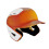 Mizuno Mizuno B6 Volwassen Honkbal Slaghulp Helm, Oranje-Wit, Groot/X-Groot 1