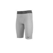 Mizuno Youth Aero Vent Acolchoado Deslizante Curto Cinzento Pequeno