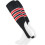 TCK Striped Baseball Stirrups Pattern D (Black/White/Scarlet Medium) 1