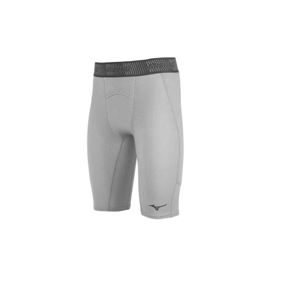 Mizuno Youth Aero Vent Padded Sliding Short X-Large Grey