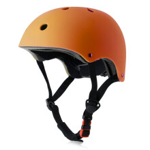 Kinderfietshelm verstelbaar en multisport van peuter tot jeugd, 3 maten (oranje)