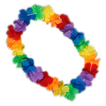 Blinkee Havajsk kvetinov nhrdelnk Lei Rainbow