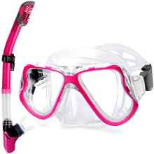 Sada Greatever Dry Snorkel Set Panoramatick irokohl maska ??na potpen proti zamlen Profesionln vybaven pro norchlovn pro dospel