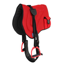 Profissional cavalo equino neoprene acolchoado antiderrapante respirvel vermelho bareback sela almofada vermelho 39194rd