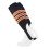 TCK Striped Baseball Stirrups Pattern D (Black/White/Orange Large) 1