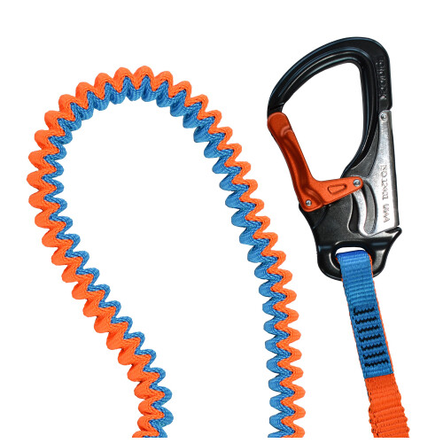 Leichte Spinlock-Sicherheitsleine mit 3 Clips, 1 m fest und 2 m elastisch 2