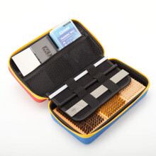 Kit di ceretta e sintonizzazione di ski e snowboard XCMAN con scatola a spazzola per viaggi per viaggi e stoccaggio (scatola rigida con strumenti di