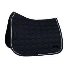 HORZE Marquess Quilted Quick-Dry Dressurschabracke mit Kristallbesatz  Dark Navy  Pferd