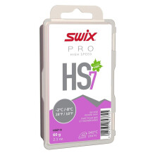 Swix HS07-6 - Cera ad ALTA velocit? - HS7 Viola - da 18 a 28 gradi Fahrenheit - Barra da 60 g - Senza fluoro - Sci o Snowboard - Approvata FIS