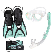 Seavenger Hanalei Anti-Fog 4-delt snorkels?t (Kids-Mint X-Small)