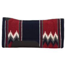 Weaver Equine 32" x 32" Contour Acryl Paardenzadel Pad, Schokabsorberend, Burgundy/Navy
