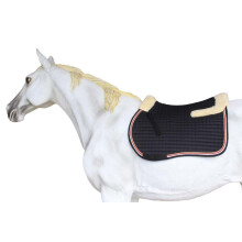Challenger Horse English trapuntato trapuntato per tutti gli usi per vello a sella comfort nero 72ts36bk
