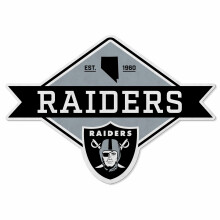 Rico Industries NFL Football Las Vegas Raiders Vorm Gezaagd Pennant - Woonkamer Decoratie